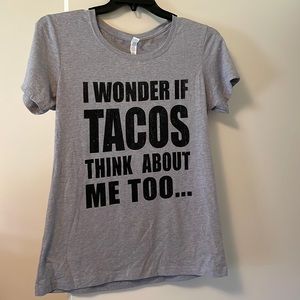 Women’s-Cut Graphic Tee Tacos! XL